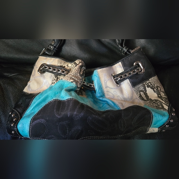 Bebe multi color leather chain bag - Picture 2 of 8